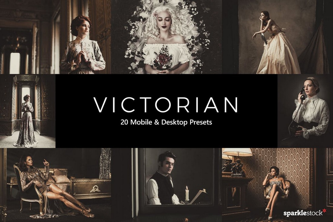 20 Victorian Wedding Lightroom Presets & LUTs