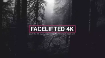 4K Titles Premiere Pro Template