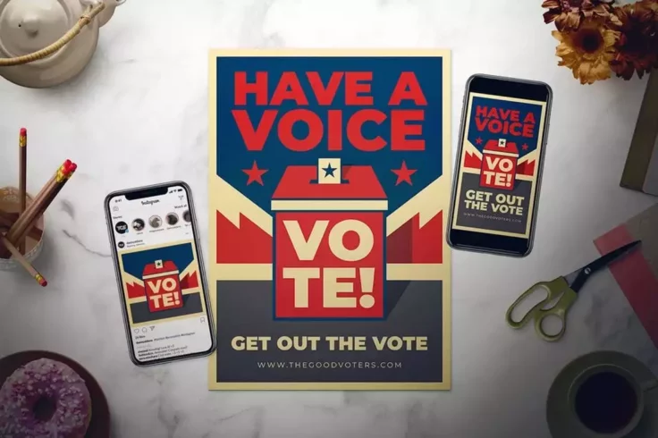 View Information about General Election Day Flyer Template Set