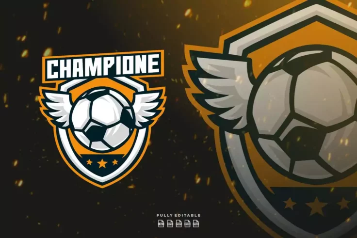 View Information about Champions Fantasy Football Logo Template