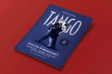 Second alternate image for Tango Dance Flyer Template
