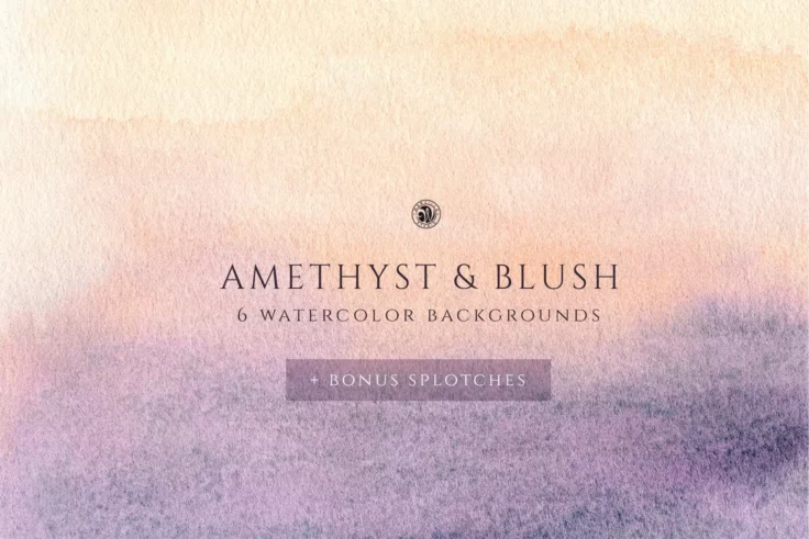 View Information about Blush Watercolor Texture Background Pack